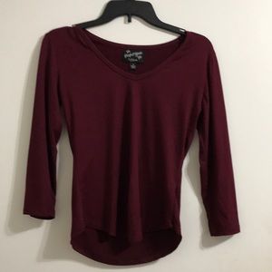 Maroon shirt